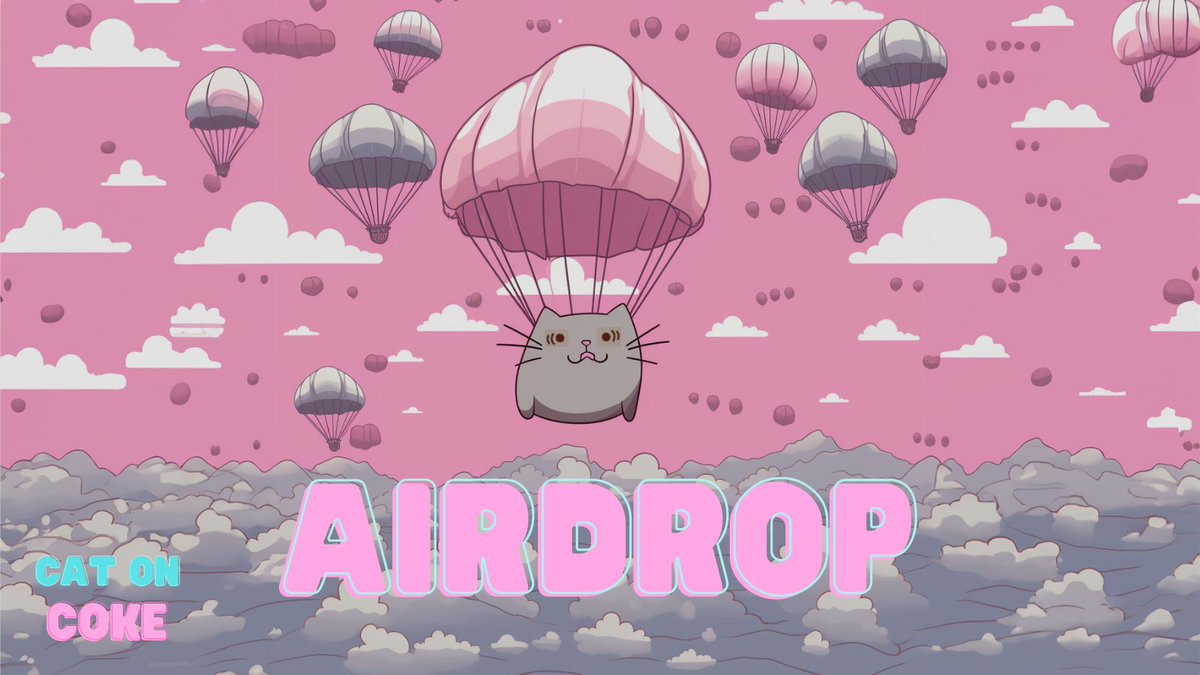 catoncokesol's tweet photo. 🪂 #Airdrop Time! ☁️

Registration for the $COKE Airdrop Distribution is Live! 🔮🎁

How to participate
1. Retweet this post
2. Drop your SOL wallet in the comments. 👇
3. Join our Telegram community: https://t.co/cZjCAqa3Aj

Participants will received 5000 $COKE in their SOL wallet.

⟶ Registration is live until December 31st