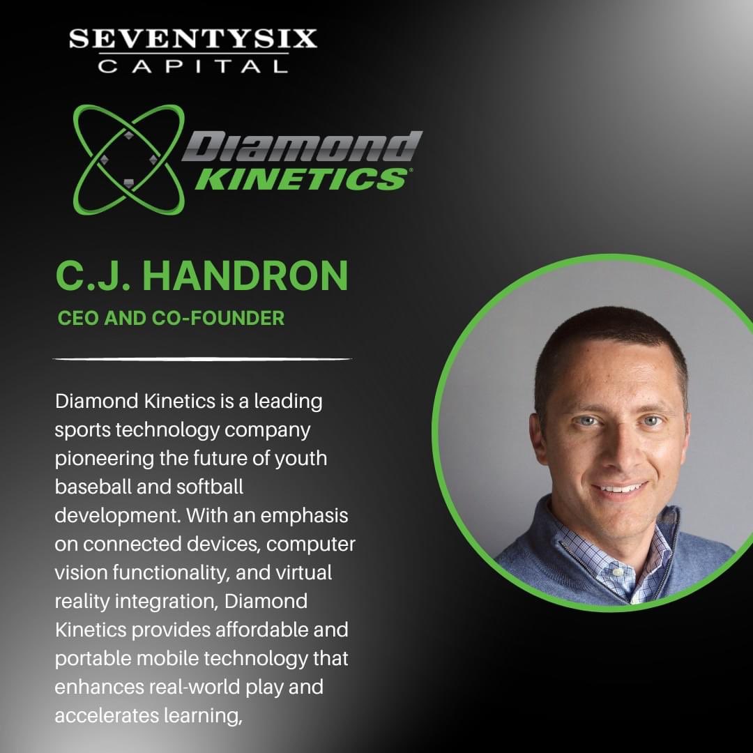 76Capital's tweet photo. Our SeventySix Capital portfolio company, @DiamondKinetics is a leading #sportstech company pioneering the future of youth baseball and softball development.
Keep making it happen @CJ_Handron and team! ๐
#SportsTechVC #Sportsbiz #SmartBat #MLB #MLBPA https://t.co/4Y142yUqcf