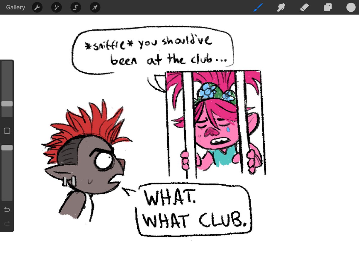 soggystyrofoam's tweet image. the trolls are fun to draw