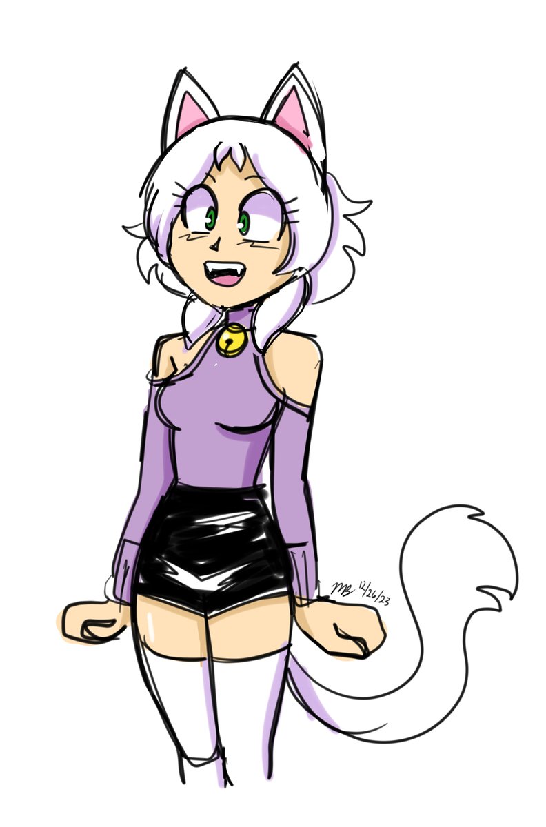 Din0_Squirrel's tweet photo. @Gifted_Lion if Kiki were a dragonball character, she would look like this https://t.co/wdOQ6CPnBL