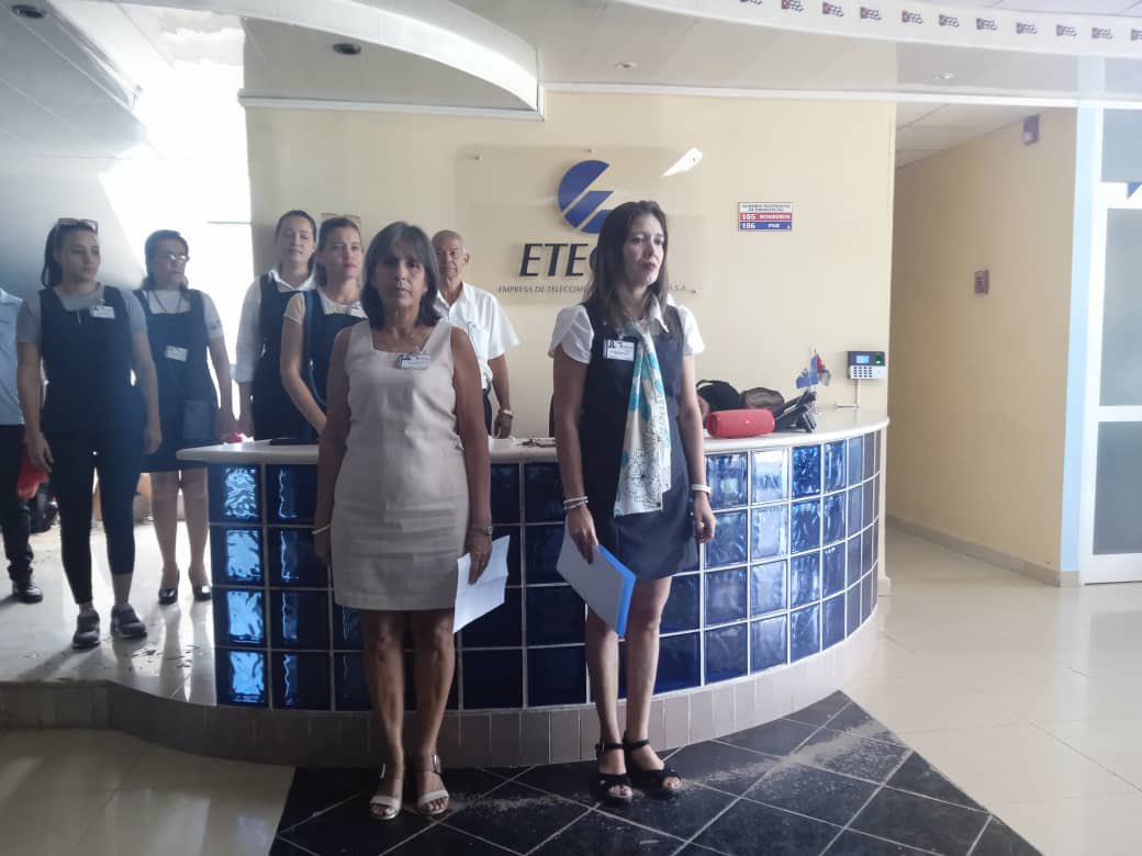 Hoy se realizó emotiva despedida a José Palanco, quien estuvo al frente del núcleo del PCC en ETECSA y se jubila próximamente.