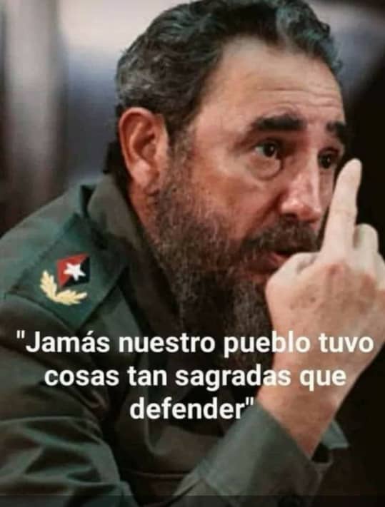 #EstaEsLaRevolución que nos dio nuestra plena soberanía.
#FidelViveEntreNosotros