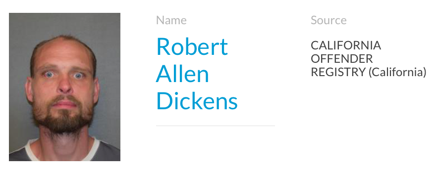 This is Robert Allen Dickens jr.  He was arrested for sexual battery against one of Jessie Czebotar's co-workers while awaiting trial for another rape arrest.  Jessie also claims abuse (non sexual) from him as well.  When summoned to testify at his trial, she never appeared and