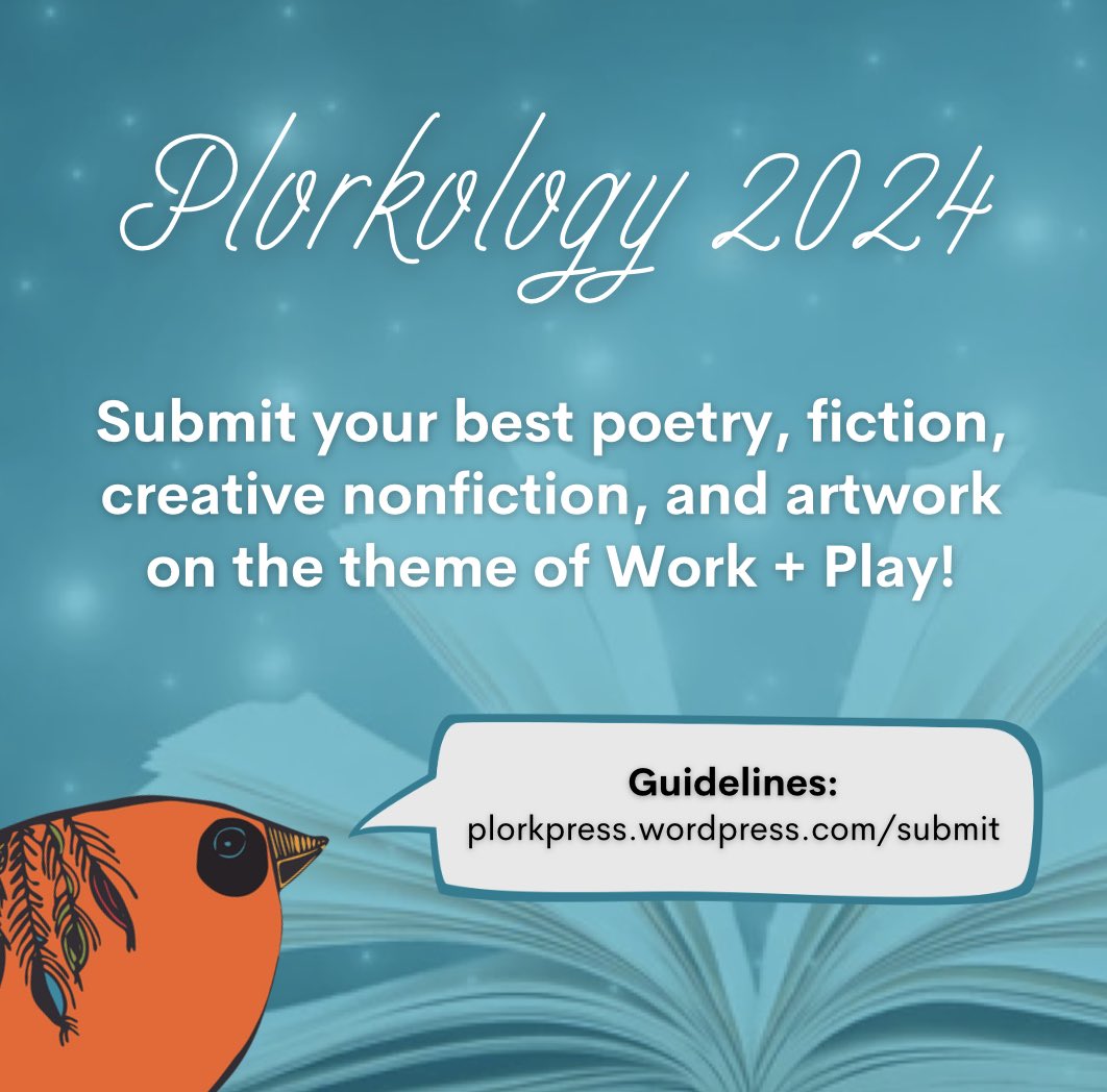 Is your New Year Resolution to get published? Now’s your chance! ✍️ We’re open for submissions until February 1st! 📖 plorkpress.wordpress.com/submit/

#litmags #literaryjournal #opensubmissions #callforwriters #callforartists