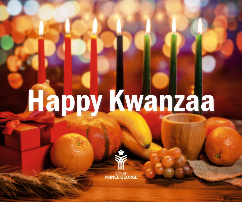 December 26 marks the first day of Kwanzaa! Happy Kwanzaa to all who celebrate in #CityofPG 💙