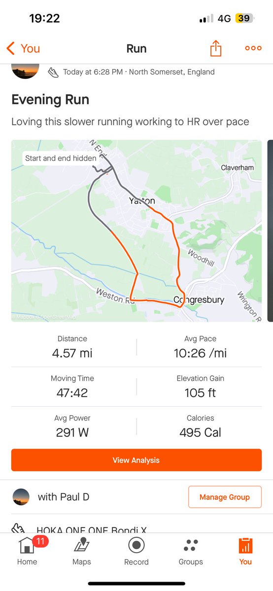 wheresw90458208's tweet photo. Loving the newer way of training. Slower pace and lower HR. Shame about the idiots in cars shouting/heckling, no place for that in this day and age #running #lowhr #jogger https://t.co/gwjKynmMWy