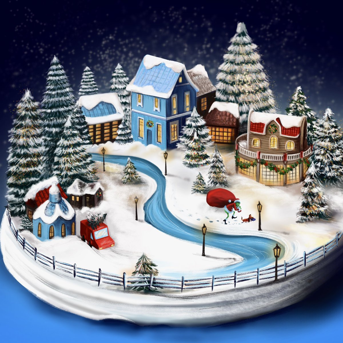 GN fam 🎄
And NEW drop “The Grinch” 💚
7 tez 10/10 editions ❄️

objkt.com/asset/KT1TeVBs…