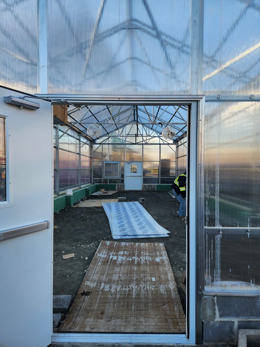 NewarkSAS's tweet photo. Almost 2 years and over $60,000 later, we finally have a greenhouse. https://t.co/CngUNkBfah