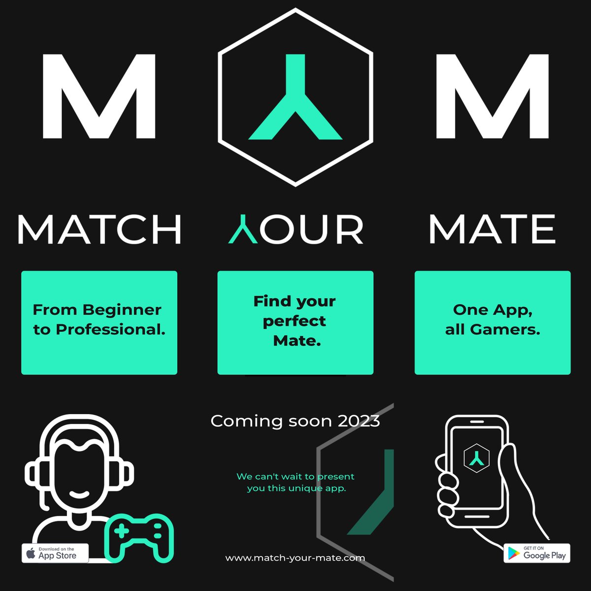 🌐 Your new Gaming App ♾
Nie wieder alleine spielen oder verzweifelt auf Mate suche gehen! Wir bieten dir alles in einer App um dich mit anderen Gaming-Begeisterten zu verknüpfen.
Mehr Infos unter match-your-mate.com
------
#gaming #gamer #esports #yourmate #mym #forallgamer