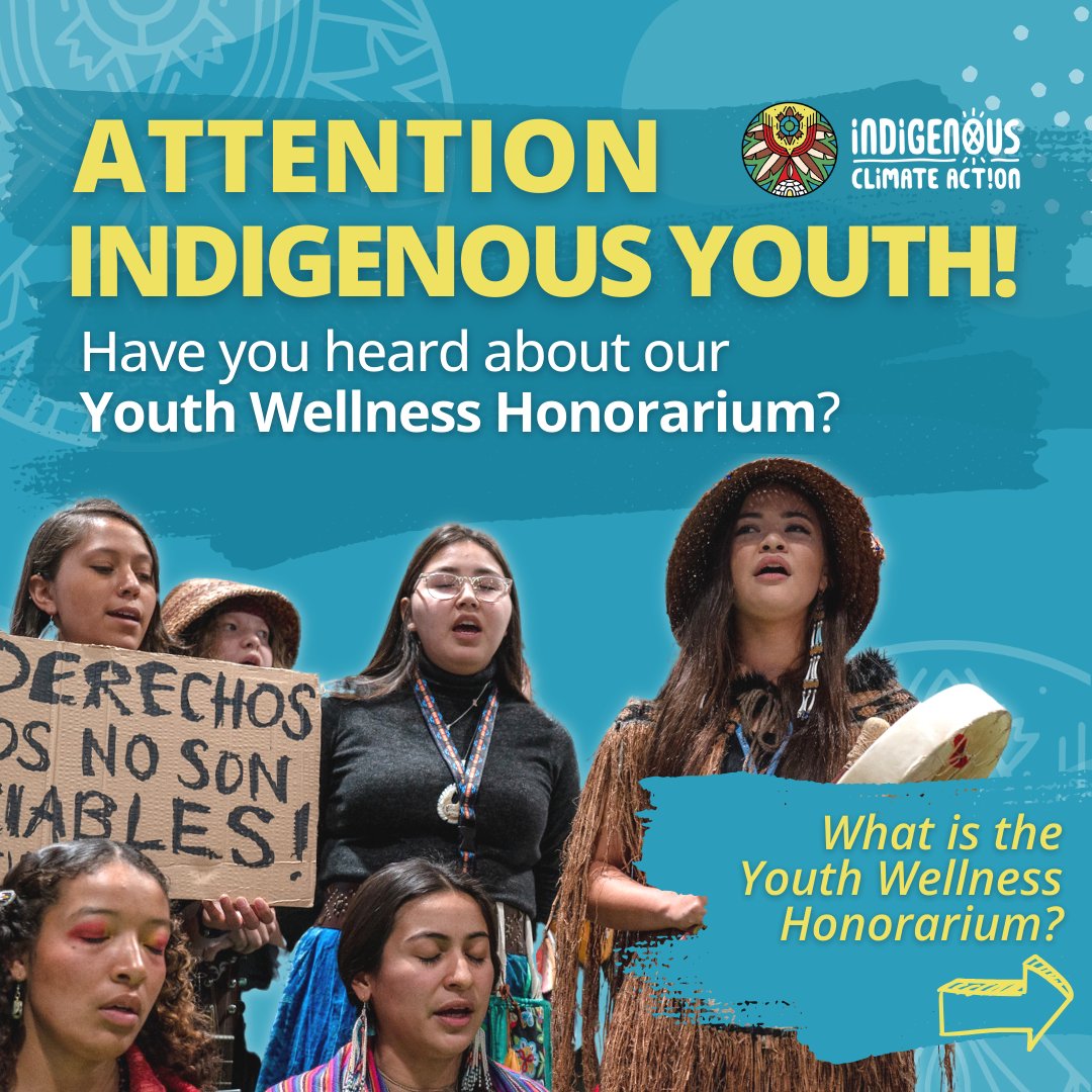 Indigenous_ca's tweet photo. ๐ฃ Attention Indigenous Youth! ICA has support & opportunities availableโincluding our Youth Wellness Honorarium! Learn more at https://t.co/4lC8No4dJR
#IndigenousYouth #YouthOrganizing #YouthSupports #YouthProgramming #YouthClimateAction #IndigenousClimateAction #ClimateAction https://t.co/Zesvmzvym8
