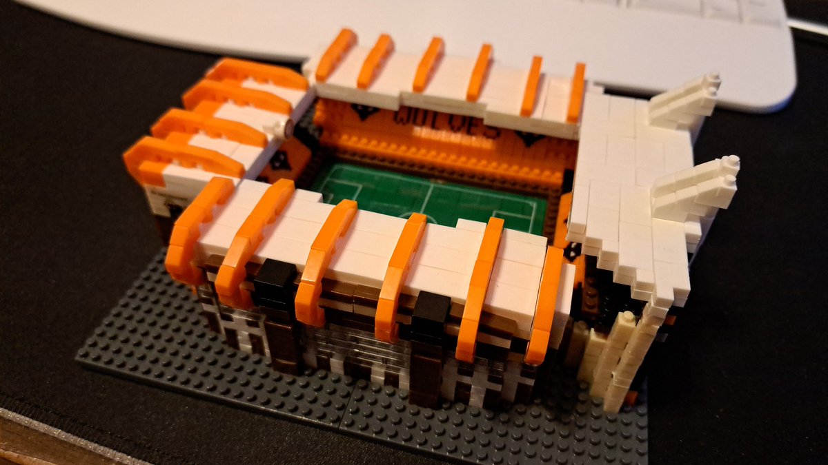 Bloody fiddly but looks cool now it's done #wwfc #molineux #GoldenPalace