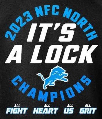 BrianEgickJr's tweet photo. #ItsALock #2023NFCNorthChampions
#BrandNews #TheNorthKings
#OnePride
@LionMane989 https://t.co/R1BOLTzZWH