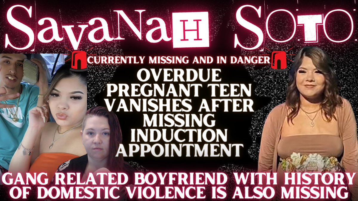 Julez_TrueCrime's tweet image. Where is SAVANAH SOTO? Clear Alert Issued for MISSING PREGNANT TEEN in S... youtu.be/_Z3Xal0_pk4?si… via @YouTube 
#savanahsoto #missing #missingintexas
