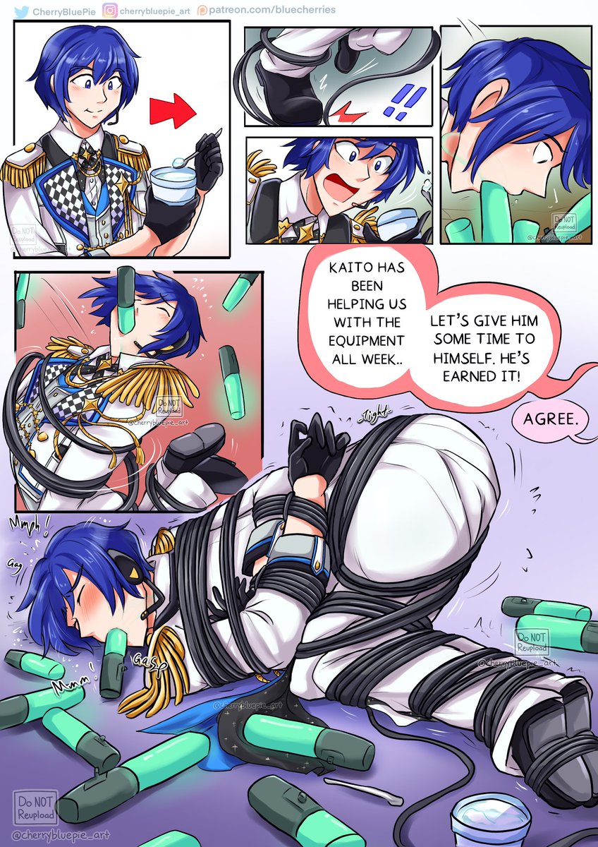 CherryBluePie's tweet photo. 4/6 “Clumsy accident” ..🍀🎀
#mokai #moremorejumpkaito #meninperil #tiedup #bondage #pjsk_FA #KAITO #カイト https://t.co/S7tkkavzJb