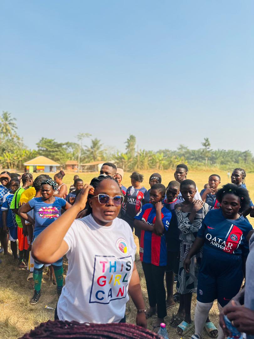 agnes_ato's tweet photo. Sending a big virtual round of applause to the incredible CEO of ThisGirlCan foundation, Miss Agnes Ato Aggrey! 
Your commitment and dedication to help humanity is just amazing. Thank you for making a positive impact and empowering girls everywhere! 💪✨!

#TGCTouchingLives’23 https://t.co/zhl0iYVe5a