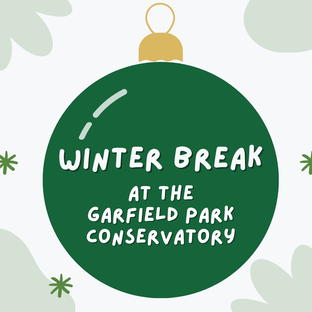 The Garfield Park Conservatory is the perfect place for family fun this Winter Break! Join us for some cozy crafts and story times as we celebrate the wonders of nature in the Winter- this Thursday and Friday from 11am to 2pm is fun for all ages! ☃️❄️