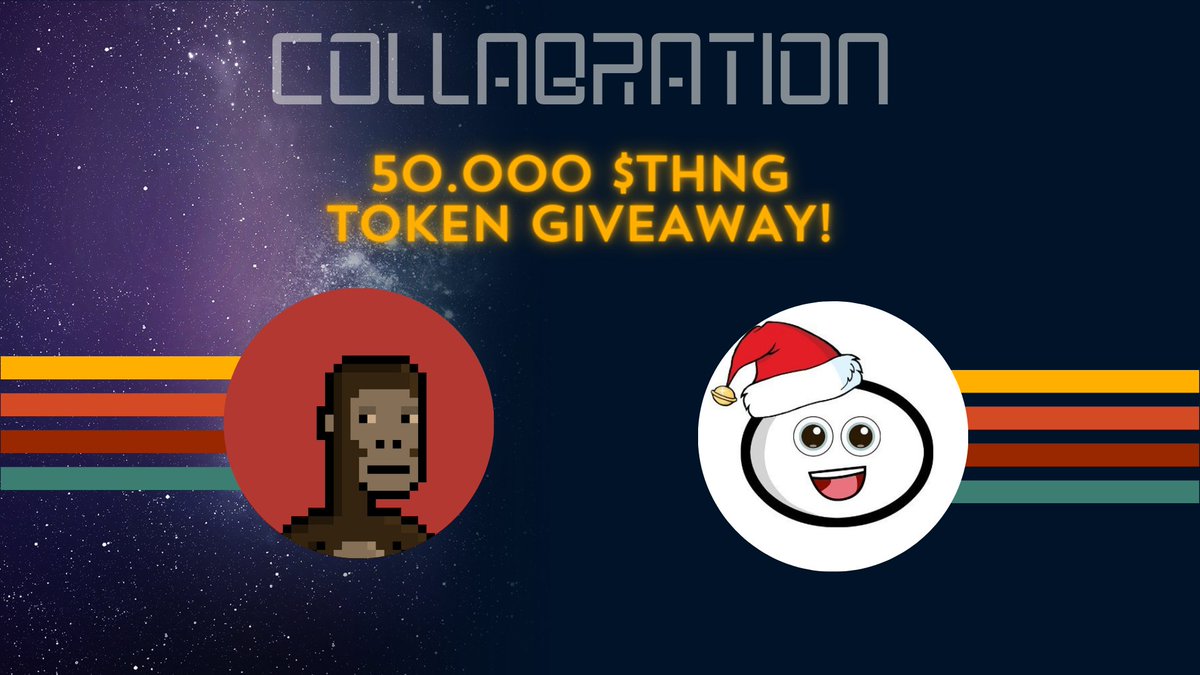 50.000 $THNG Token Giveaway🔥   

 25x winners will receive 2.000 Token.💰    

🙈Follow  <a href="/Thing_Nfts/">THING</a>  &amp;  <a href="/AperimeNft/">APERIME</a>   
❤️Like &amp;RT 
👇Tag Friends    

#Doginals #DRC20 #OrdinalsNFT  #Giveaways $Doge