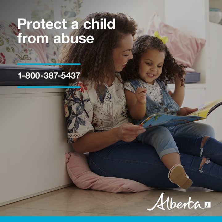 Everyone has a role to play in keeping children safe. If you suspect abuse, either in person or online, you have a duty to report it. Call 911 if the child is in immediate danger, or the Child Abuse Hotline at 1-800-387-5437. Learn more: alberta.ca/how-to-help-an…