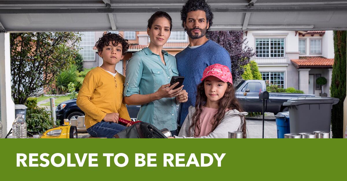 2023 showed us that disasters can happen anytime. Over the next weeks, we'll be sharing #PrepTips to make sure you and your family are ready for the #NewYear. 

Join us on this journey of preparedness and #ResolveToBeReady.