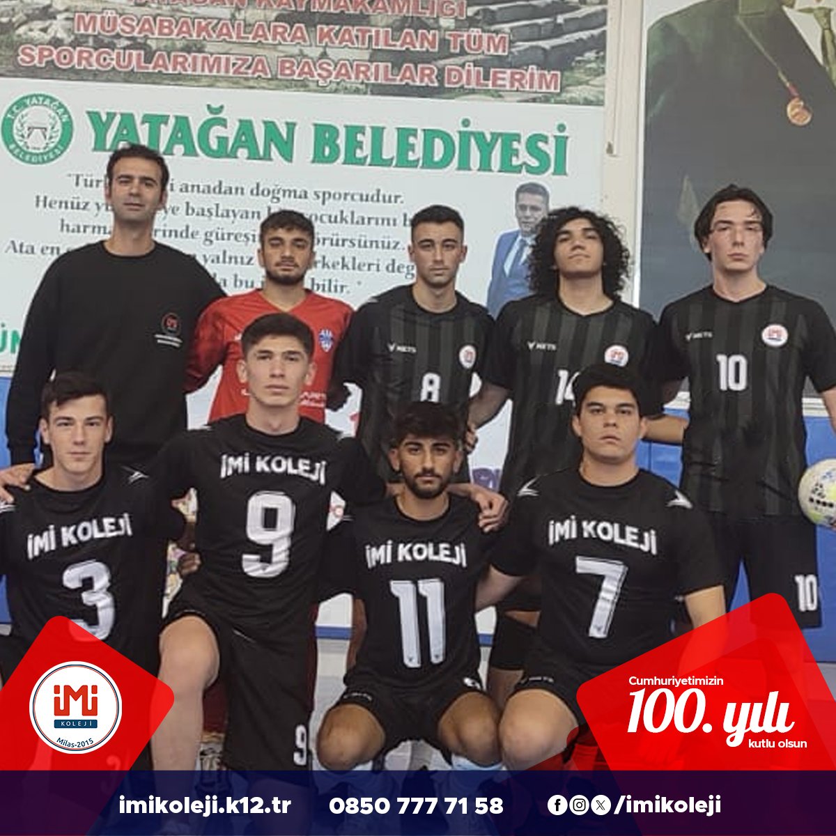 Muğla Okul Sporları kapsamında düzenlenen liseler arası futsal turnuvasında okulumuz Anadolu Lisesi Futsal takımı MİLAS ŞAMPİYONU olarak okulumuzu ve ilçemizi il müsabakalarında temsil etme hakkı kazanmıştır.