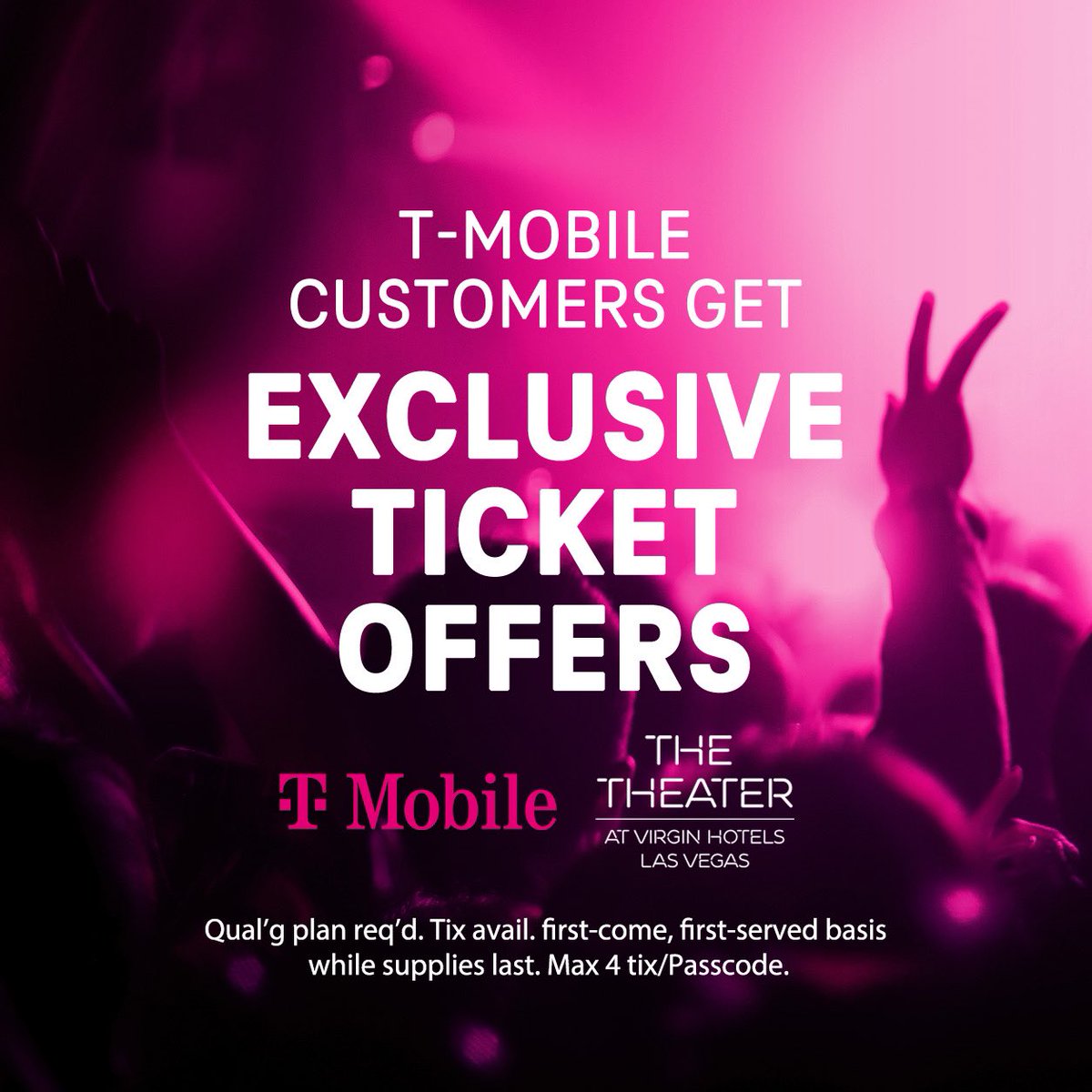 It's the final @TMobile Tuesday of the year - don't let it go to waste! Get your exclusive T-Mobile Concert Perks for The Theater at Virgin Hotels at t-mobile-concert-perks.com/venue/128070