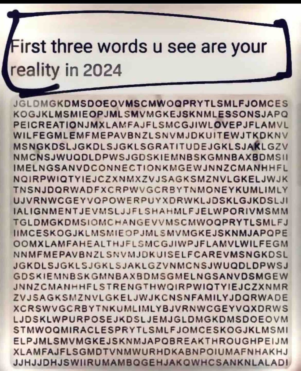 First 3 words