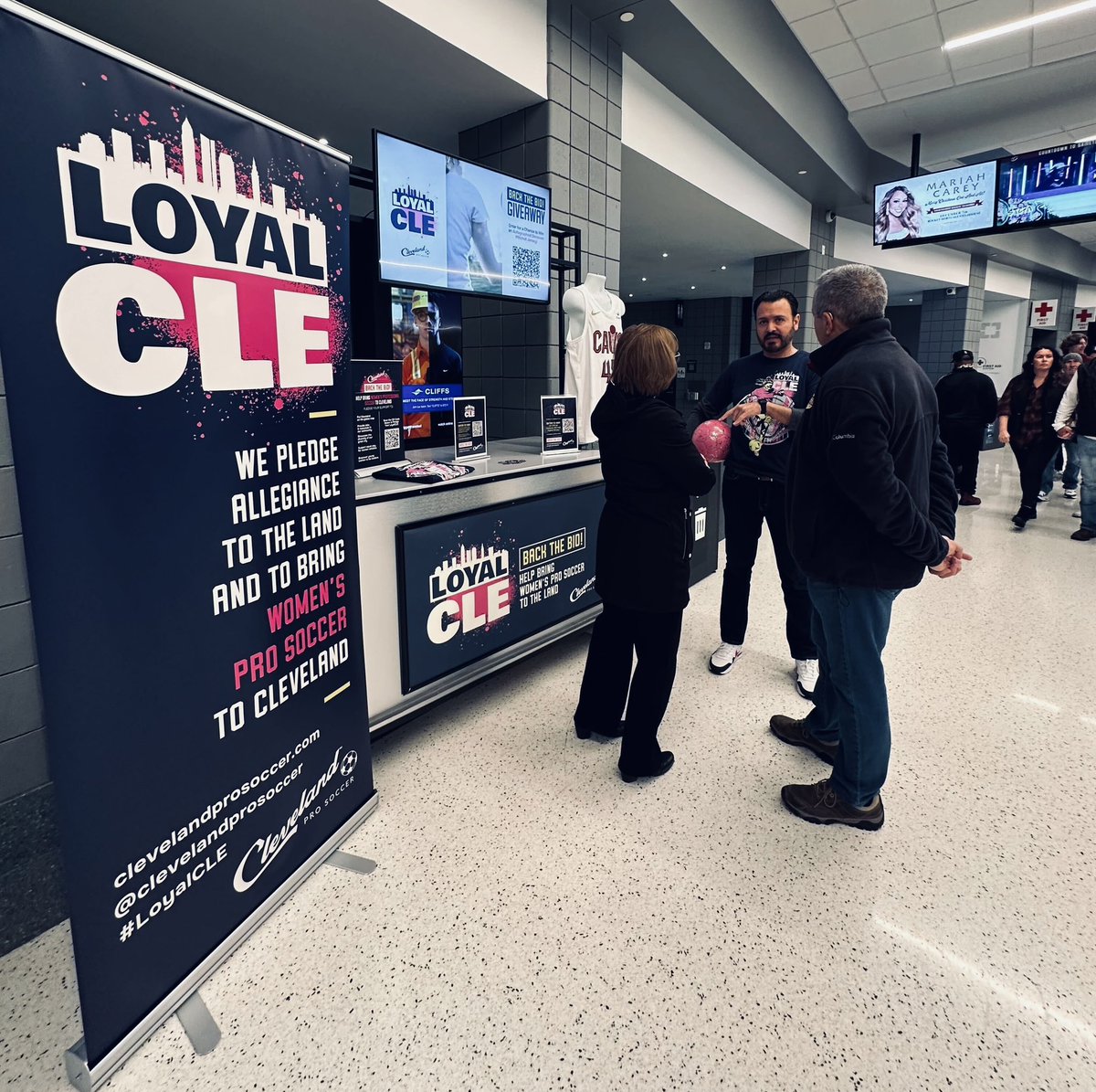 We’re always happy to talk #NWSL and @cleprosoccer in the community. Help us #BackTheBid and bring women’s pro soccer to our great city. #LoyalCLE