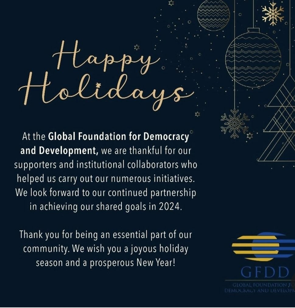 Happy Holidays from GFDD.

#HolidaySeason2023 #GFDD