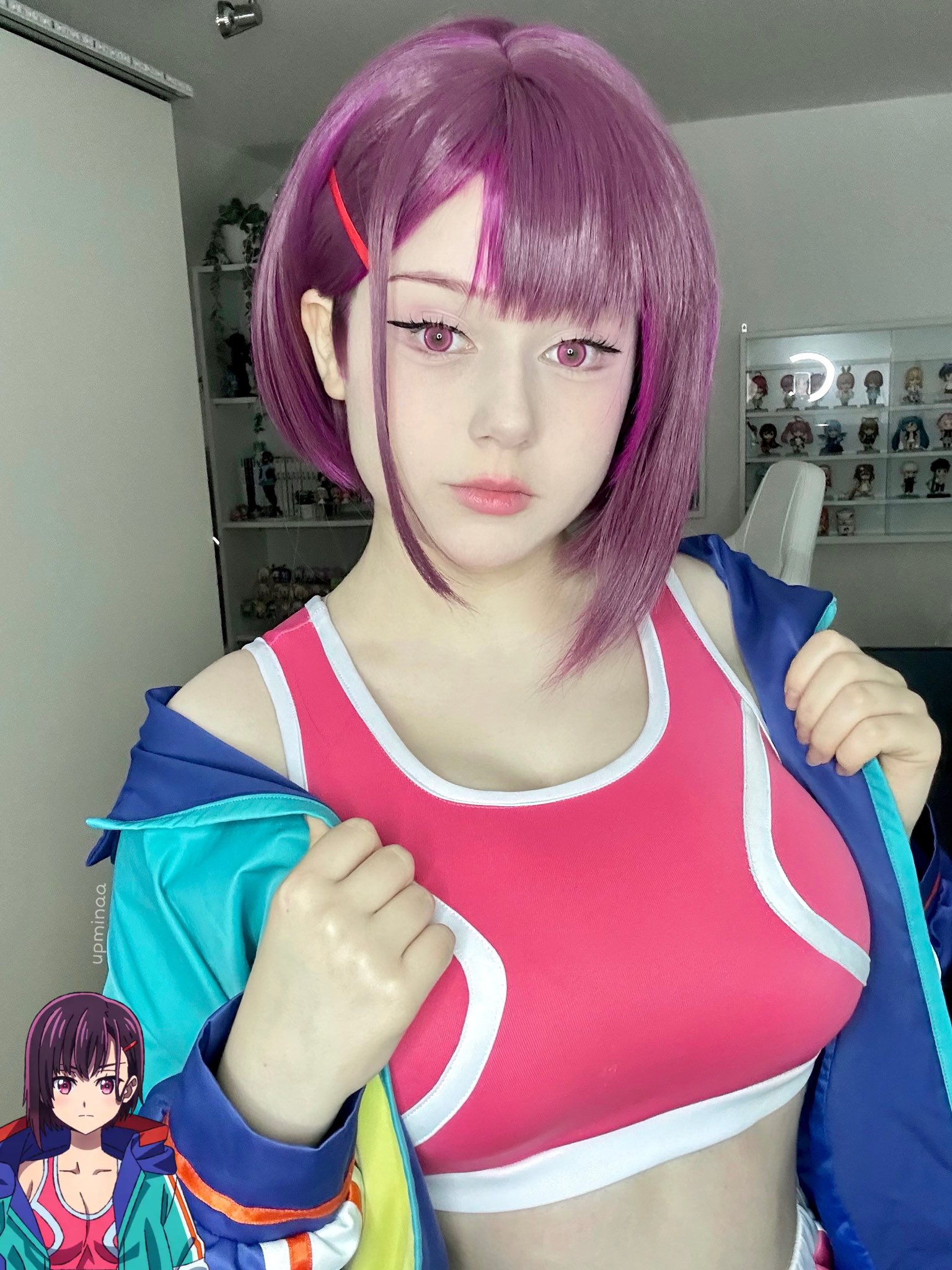 Mina 🪷 twitch.tvupminaa on X: Shizuka Cosplay again 💜  t.coRas7c8FBwD  X