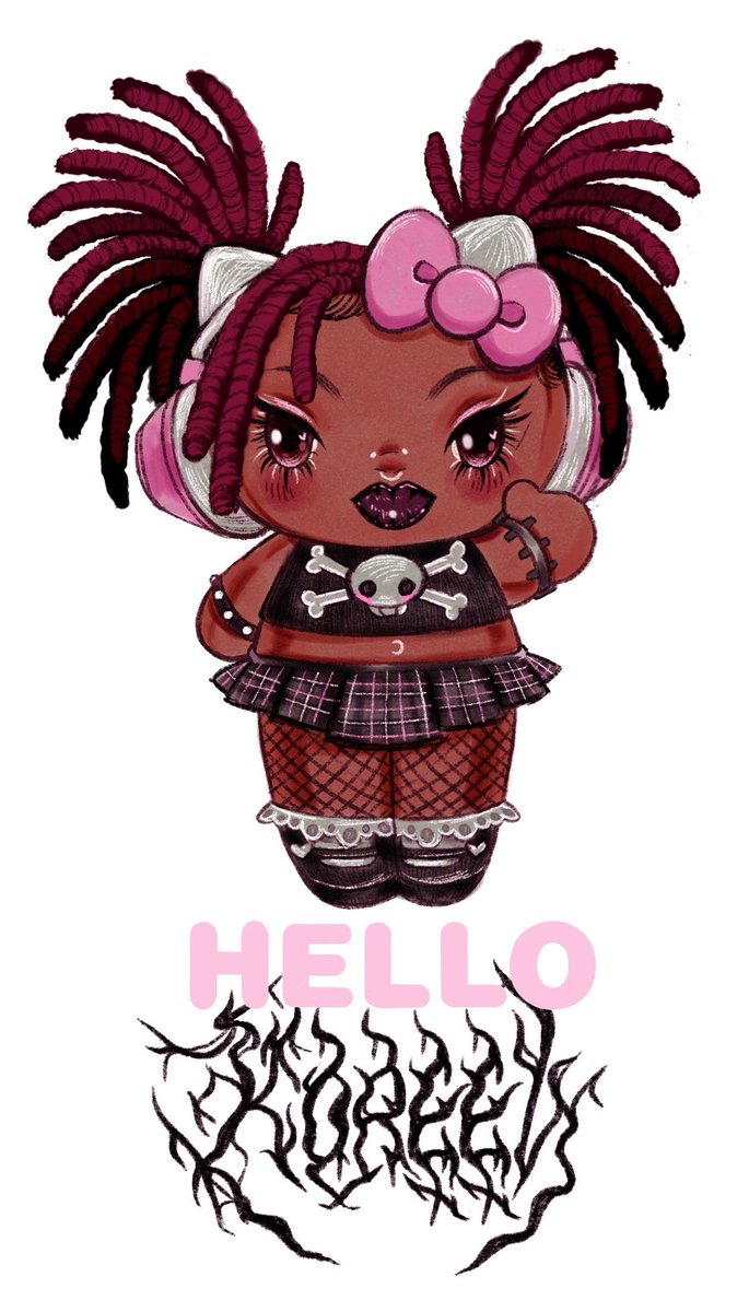 CircusCelestial's tweet image. Drew up my little sister for her Christmas card!