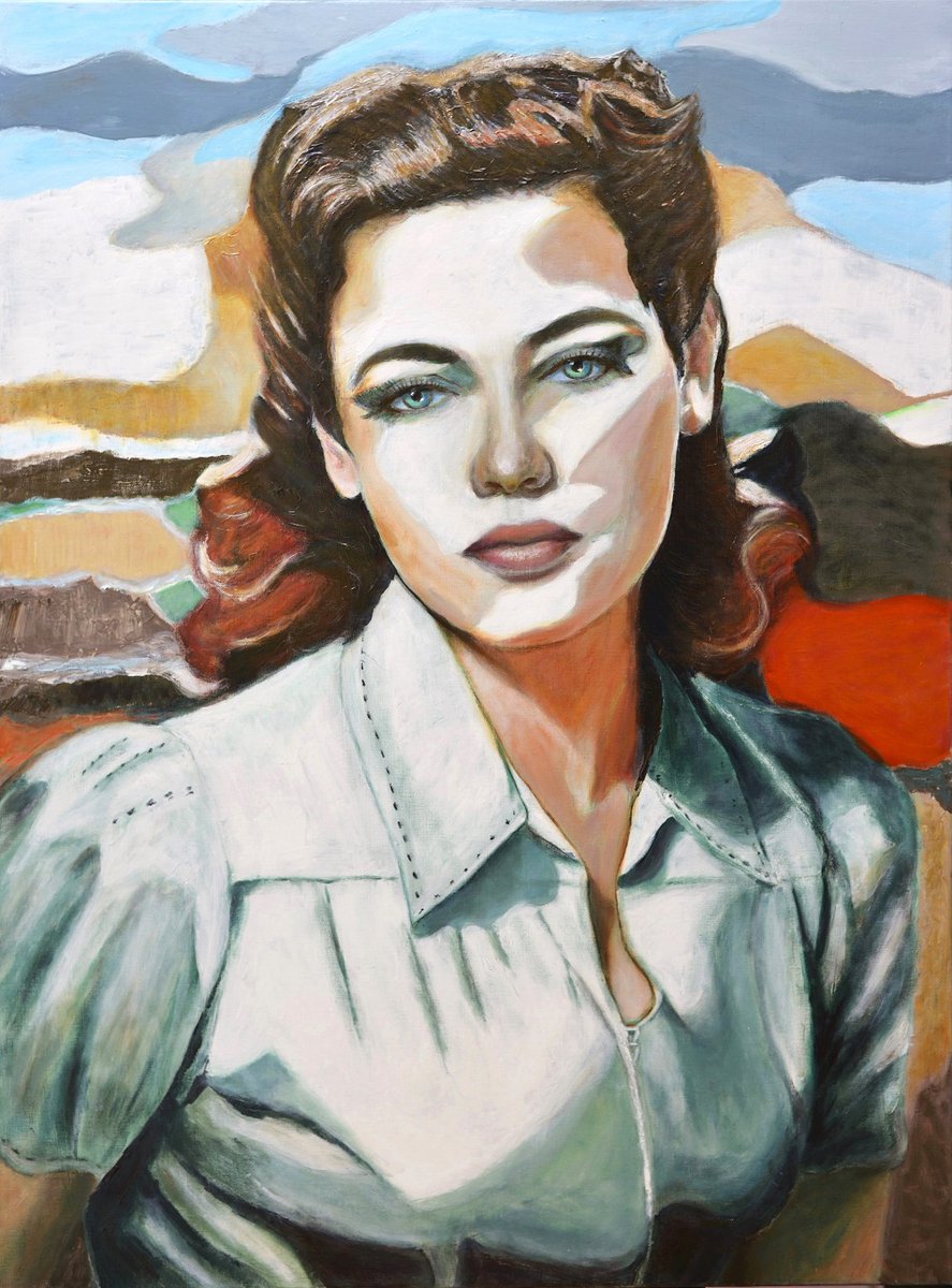 📷
Sergio Paul Ianniello - Original painting: Stunning Gene Tierney blends into a rugged earthy, abstract landscape reminiscent of a African safari.
Promote
 #painting #portraiture #originalpainting  #contemporaryart #contemporarypainting  #contemporaryartist #allartmagazine