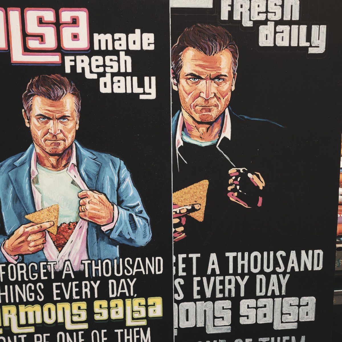 Have to re-make the gta salsa sign so its bigger, but i can't figure out what about his face isnt working as well this time around