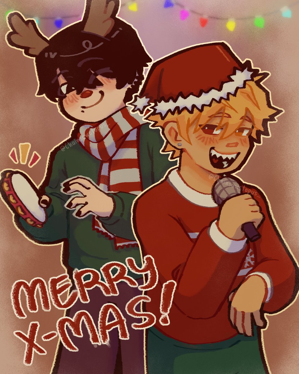 Chainsawctopus's tweet photo. Merry Christmas! Here's my late gift :]
#ChainsawMan #Yoshiden https://t.co/uAUIIcnvKJ