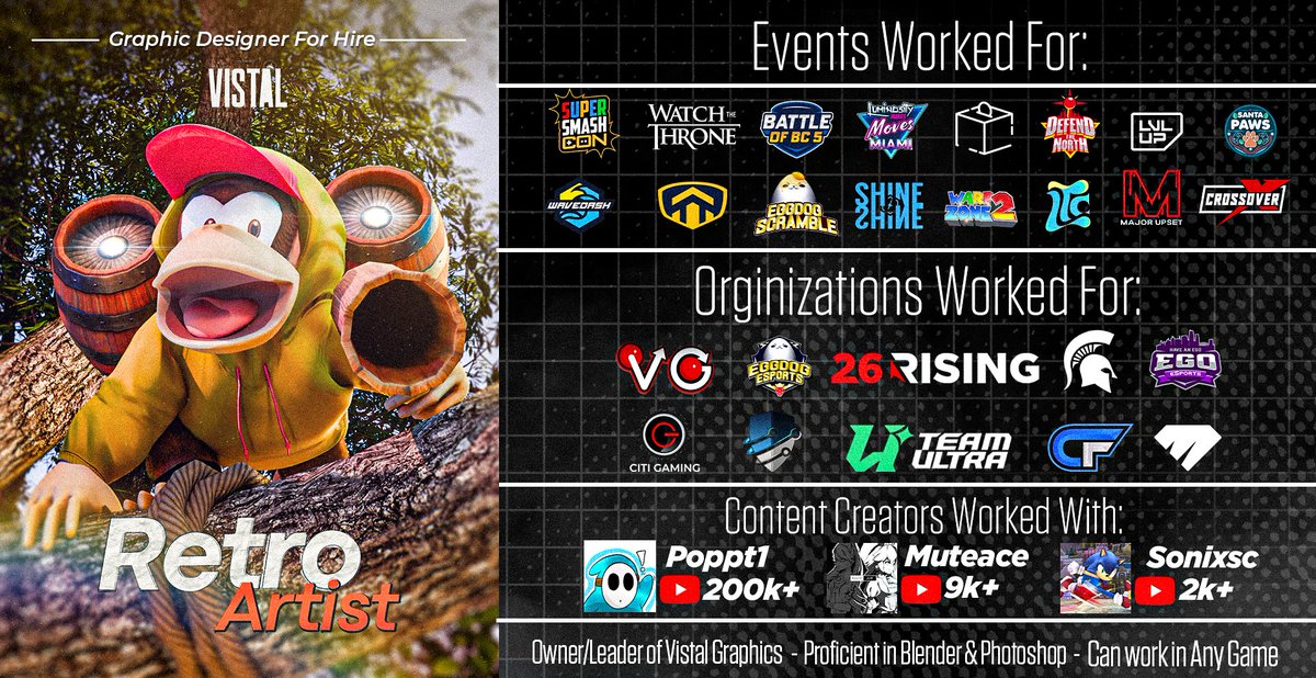 Retr0(GFX Artist for hire) tweet media