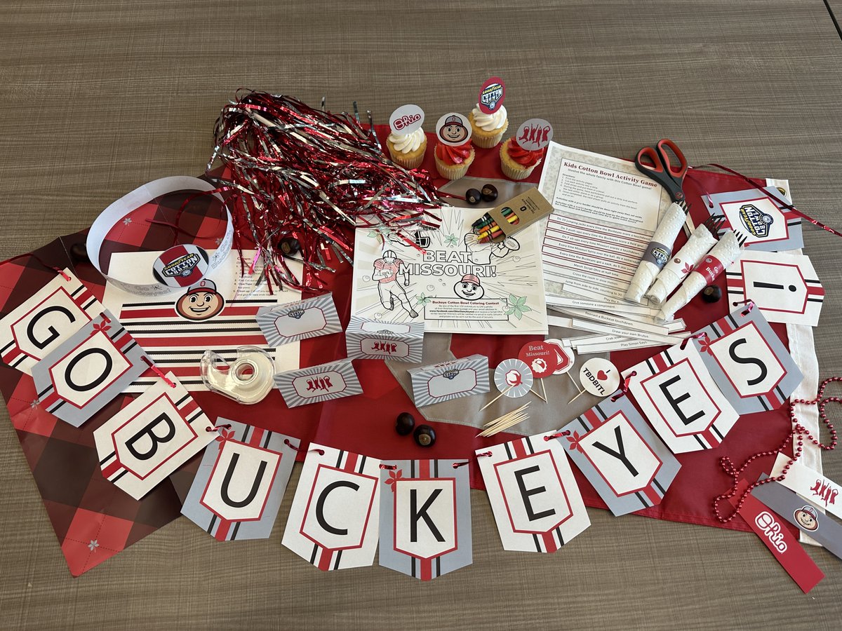 Celebrate the Cotton Bowl at home! 🏠 

We’ve created a special edition of digital downloads just for the big game. This bundle includes a coloring contest, a game for kids and all the essentials for the perfect tailgate. 

🏈 Download the bundle now at go.osu.edu/cb_downloads