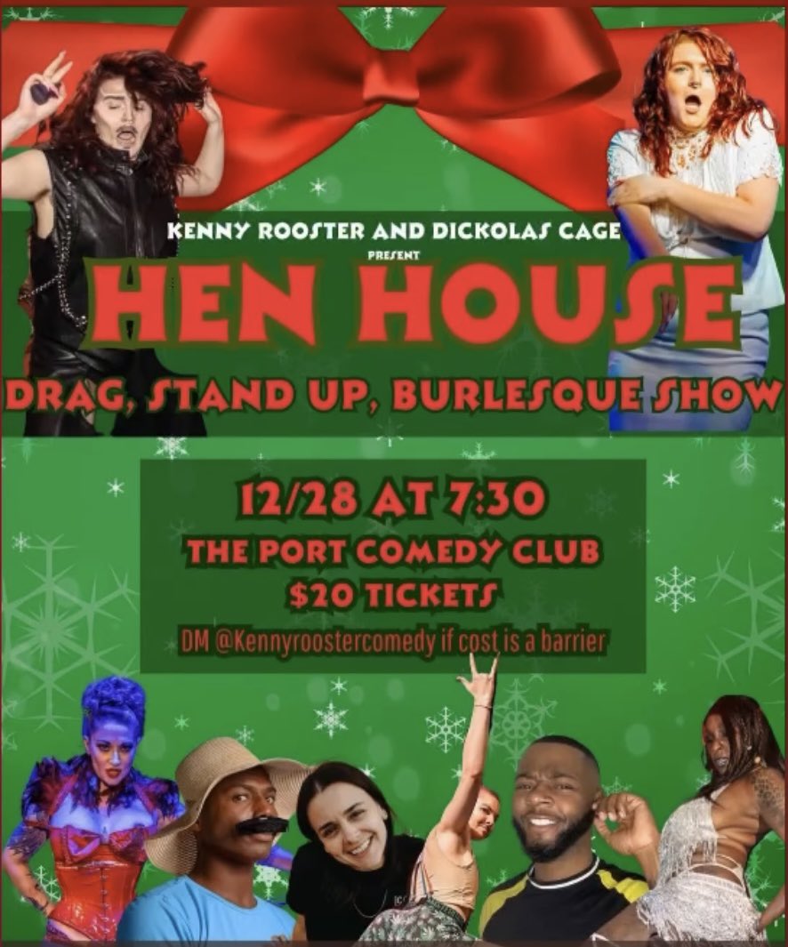 Thaoriginalgata's tweet photo. December 28th at the Port Comedy Club in Baltimore
Come through and see some #drag #standup and #burlesque from MEEEEE
HENhouse always delivers
#dmvburlesque https://t.co/AiUN9Byurp