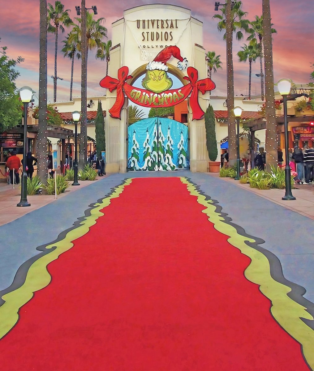 Welcome guests to your amusement park this holiday season with a vibrant, custom &amp; attractive event-themed carpet runner!
#experientialmarketing #eventflooring #customcarpet #brandedcarpet #colorfulcarpet #grinchmas #grinchtheme #holidayevent #holidaycarpet #carpetrunner
