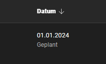 Das erste #YouTube Video für 2024 ist schonmal hochgeladen und geplant. :)