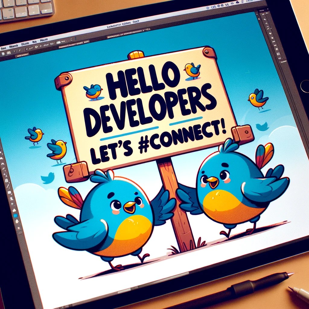 🌐👩‍💻👨‍💻🌐
Calling all #Developers & #TechEnthusiasts! 
Let's build bridges, not walls. 
Connect, Collaborate, and Code together and grow. 

#DevCommunity #TechTogether #letsconnect #LetsTalk #developers #coderedshowdown #connection