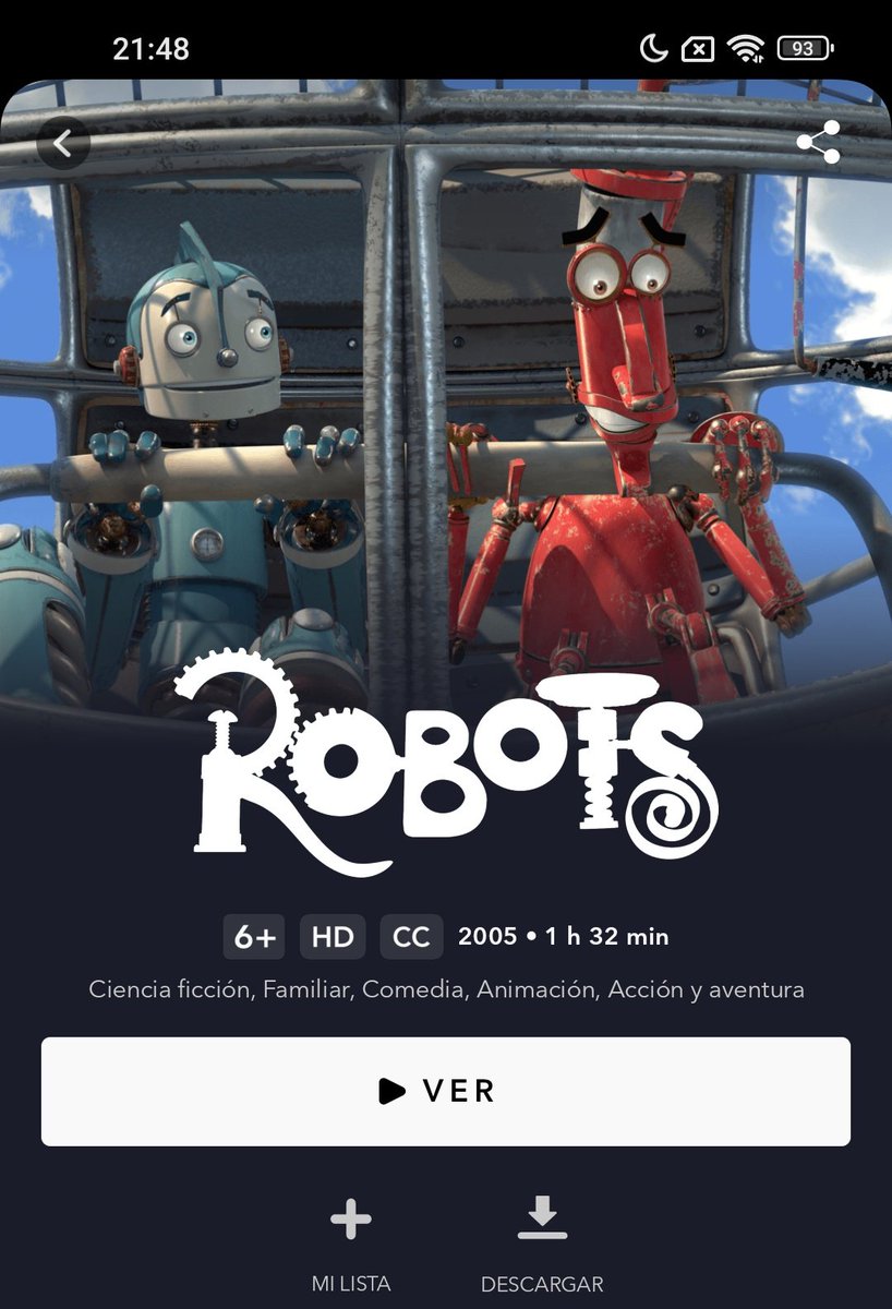 interesteIIarr's tweet photo. Han puesto una de las mejores películas de la historia en Disney+ https://t.co/qKVrm7wNk1