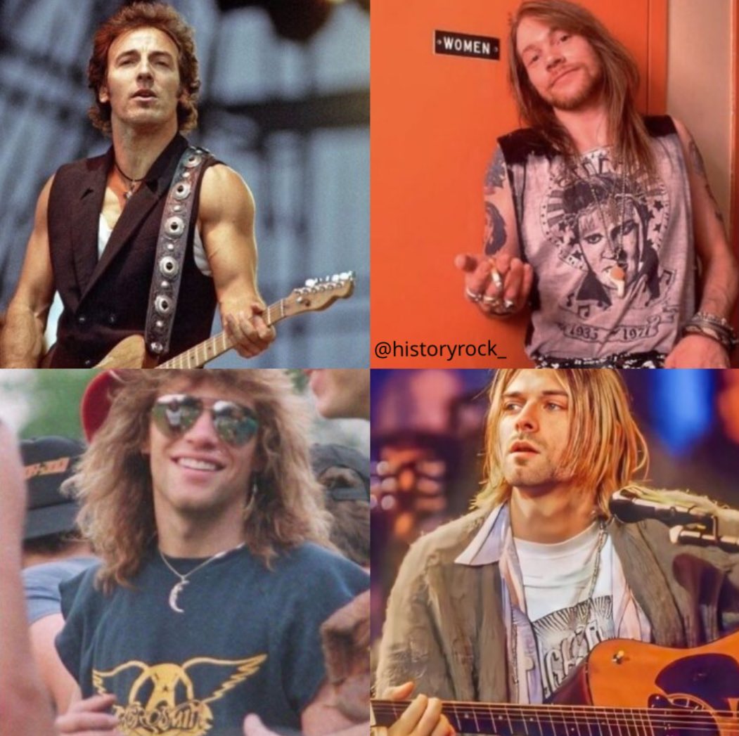 You can ONLY choose one musician! 👇🏻

- Bruce Springsteen 
- Axl Rose
- Jon Bon Jovi
- Kurt Cobain
