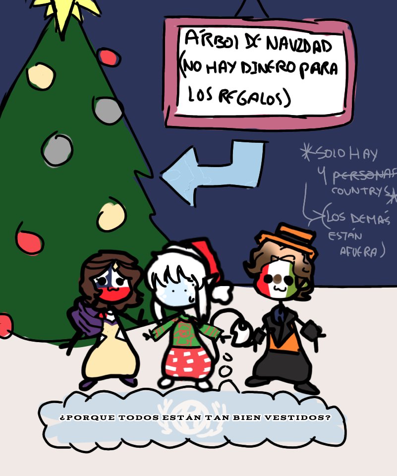 New_odded_alien's tweet photo. Ayer fue #Navidad pero lo público para tener algo aquí
#countryhumansnsfw #countryhumans #onuxperu #OnPer #CountryHumansPeru #countryhumansonu #ONU #art https://t.co/dYoqIGElde