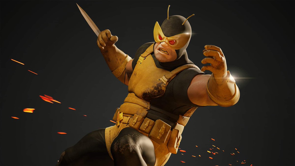 They should put him in Mortal Kombat.