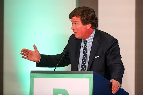NEW: Away from Fox News, Tucker Carlson is leaning into the most extreme iterations of his public persona and making direct contact with segments of the right’s fever swamps in a way he’s never done before. 🔗 rollingstone.com/politics/polit…