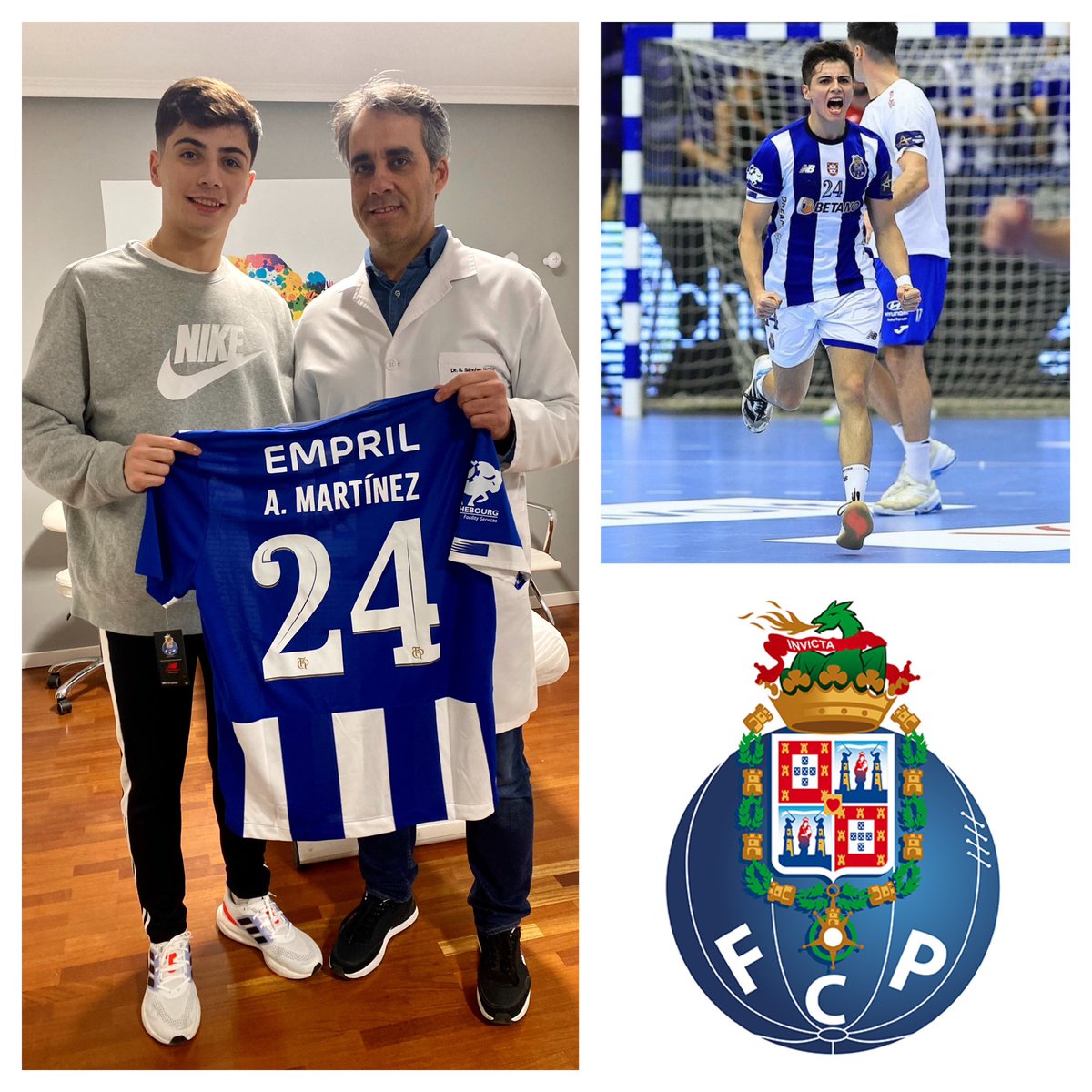 Visita y puesta a punto <a href="/antoniiomartz/">Antonio Martínez</a> para encarar lo que resta de temporada en <a href="/FCPorto/">FC Porto</a>.
Muchas gracias por la confianza y por tu presente 💙🤍
Mucha suerte!!!