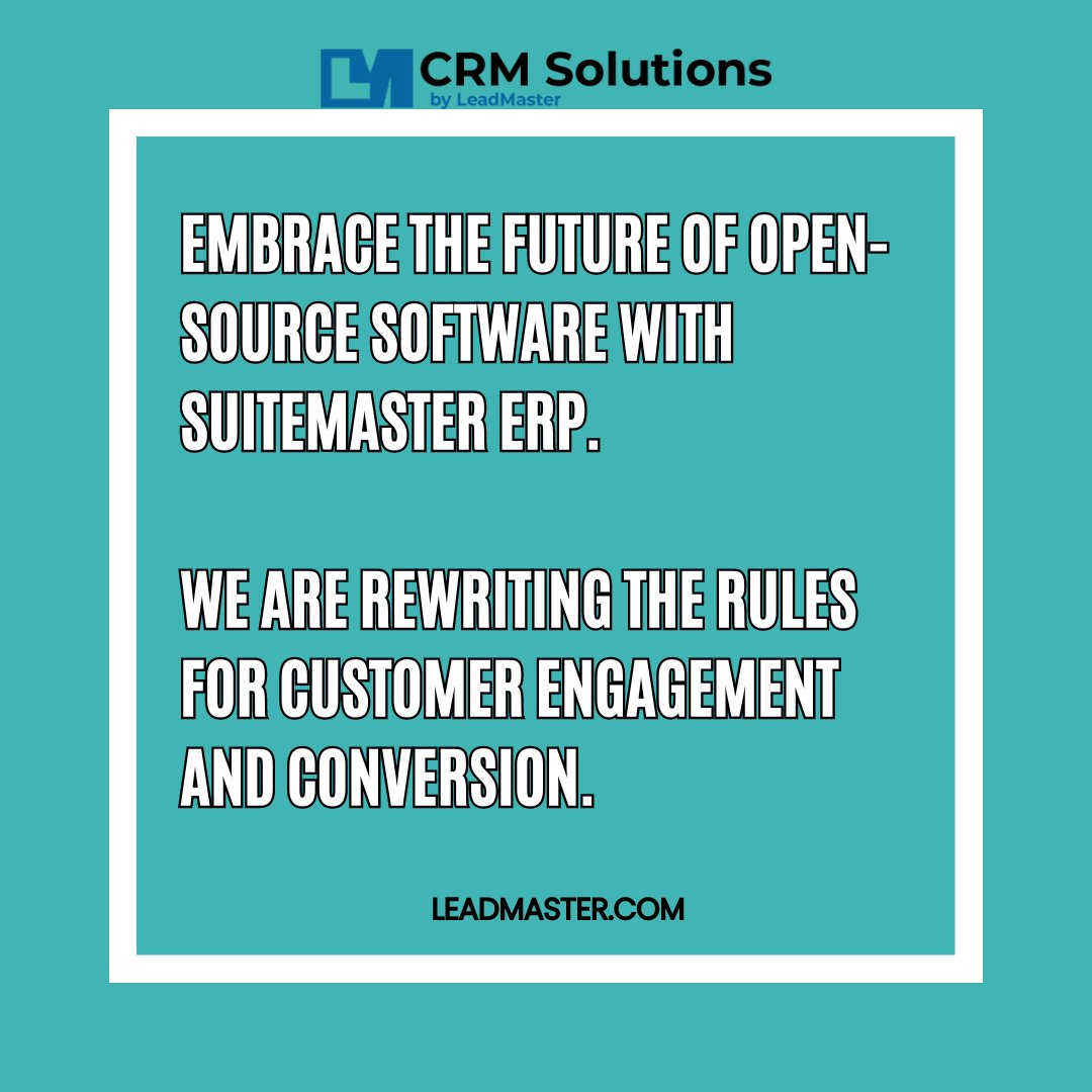 "Embrace the future of business excellence with Marketing Automation and CRM – the dynamic duo rewriting the rules of customer engagement and conversion."

#CRM #CustomerRelationship #CustomerManagement #Sales #Marketing #Automation #CRMSoftware #MarketingAutomation