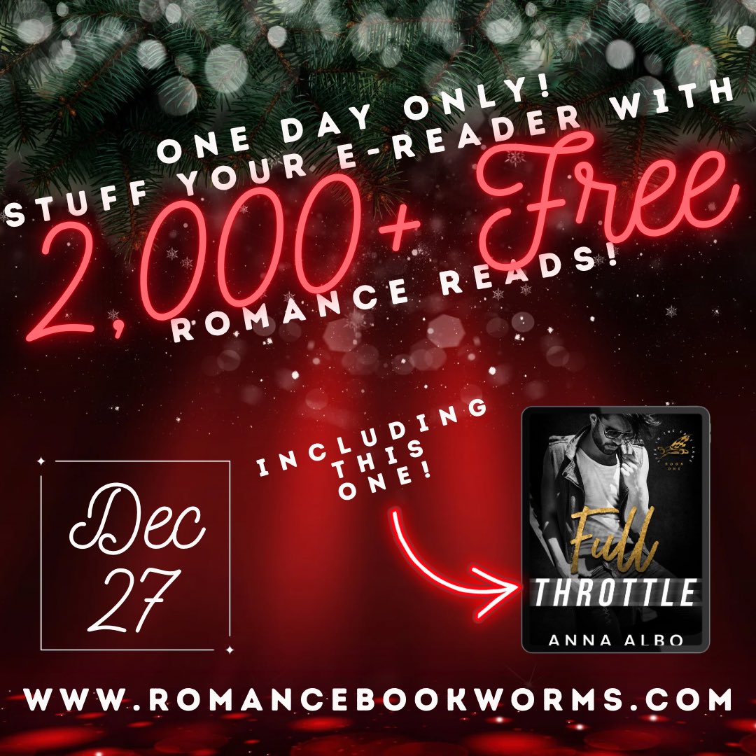 annain204's tweet photo. I’m so excited to be part of Stuff Your Kindle. If you don’t know what that is, it’s one day to download as many free books that you can or want. My book, Full Throttle, is part of this! Hit the link to download books and stuff your Kindle! 

https://t.co/IsQ64vFSLN https://t.co/gsxtgHO8m9