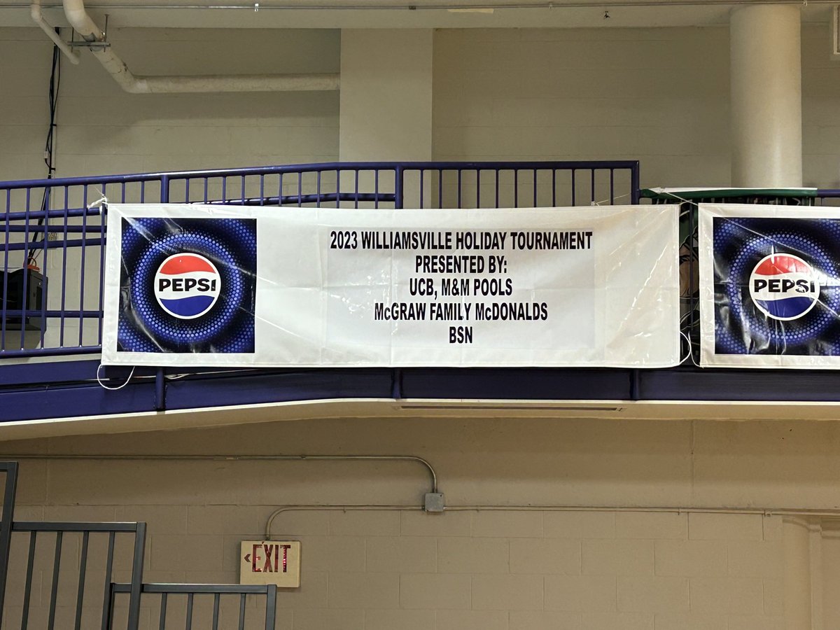 boysbulletbball's tweet photo. 29th annual Williamsville Holiday tournament is ready to go! 28 games over 4 days tipping off at 9:00 AM tomorrow.  Come on out for 4 great days of basketball! #bulletpride https://t.co/XPOY84TopL