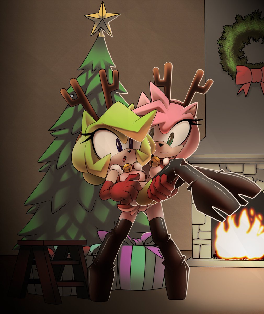 NancherH's tweet photo. Merry Xmas ^^; sorry with my late post. I did the commissions  for @M24Designs https://t.co/ZAd7j52VHz