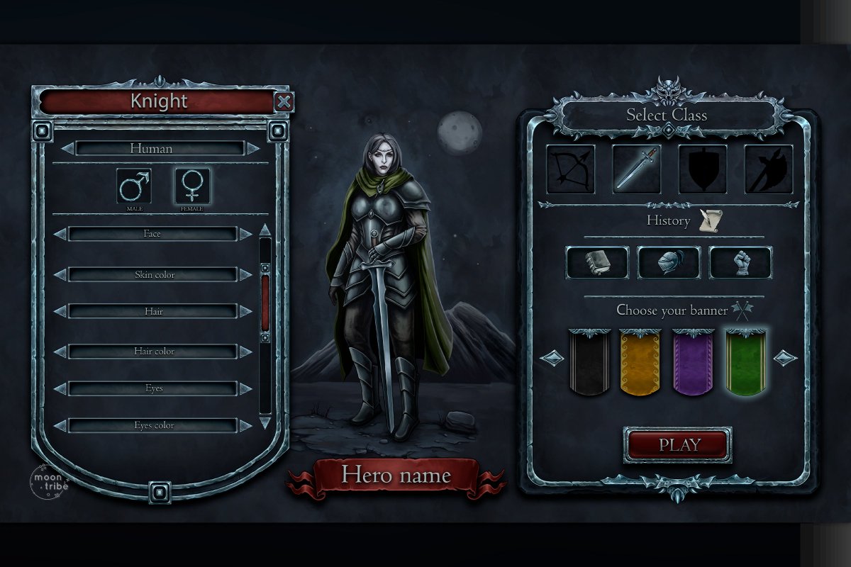 MoonTribeStudio's tweet photo. Our Dark Fantasy UI pack has finally arrived on @AssetStore, and it's packing a spooky 50% launch discount!

https://t.co/hdcpLtJc8J

#gamedev #gameart #indiedev #indiegame #gameassets #madewithunity #unity3d https://t.co/6ix0mT05c9